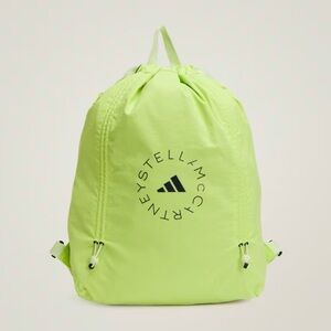 Adidas By STELLA MCCARTNEY Gym Sack JN7102 Bahia Glow 5.5" x 17.75" x 18.50 NWT
